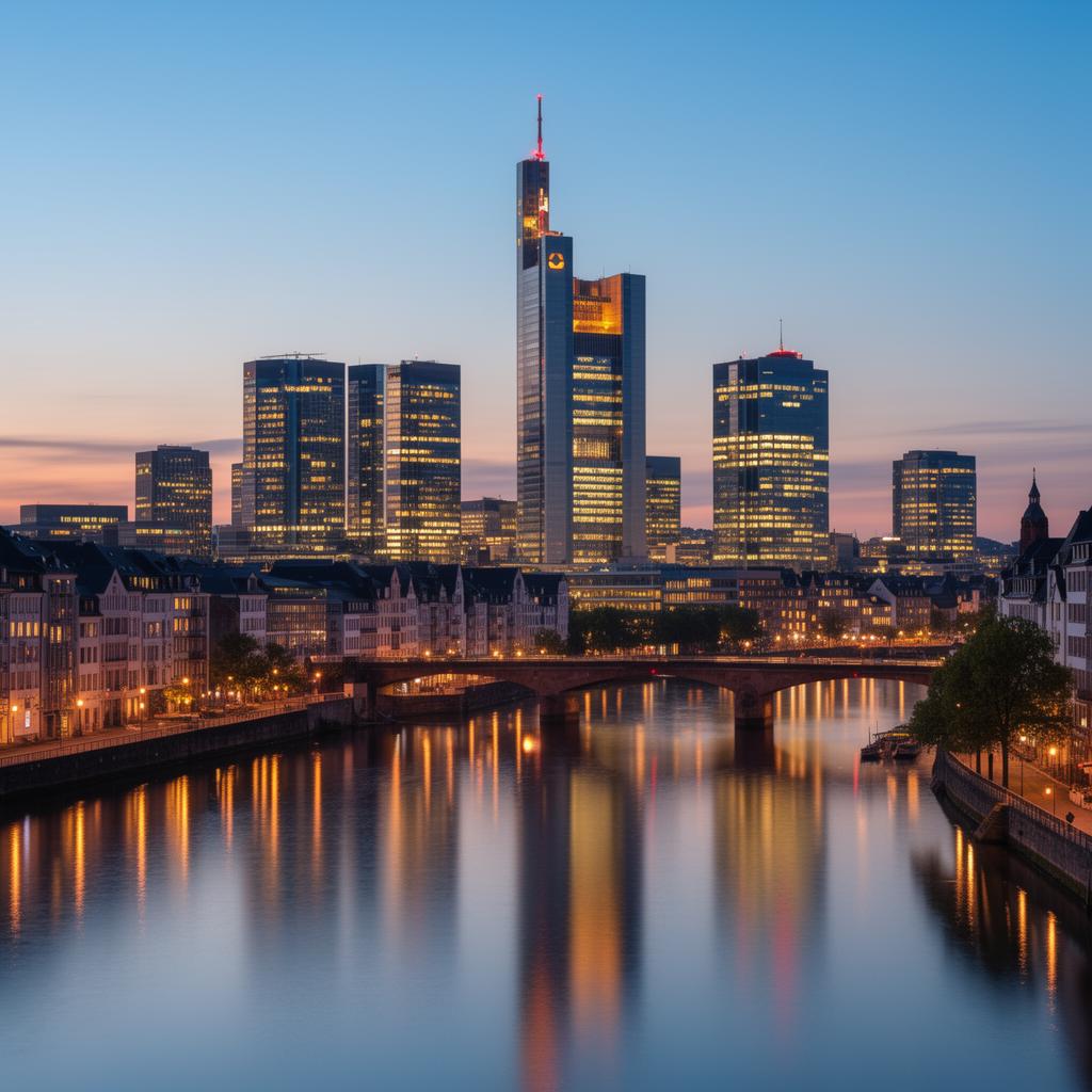 Frankfurt, Germany corporate business district