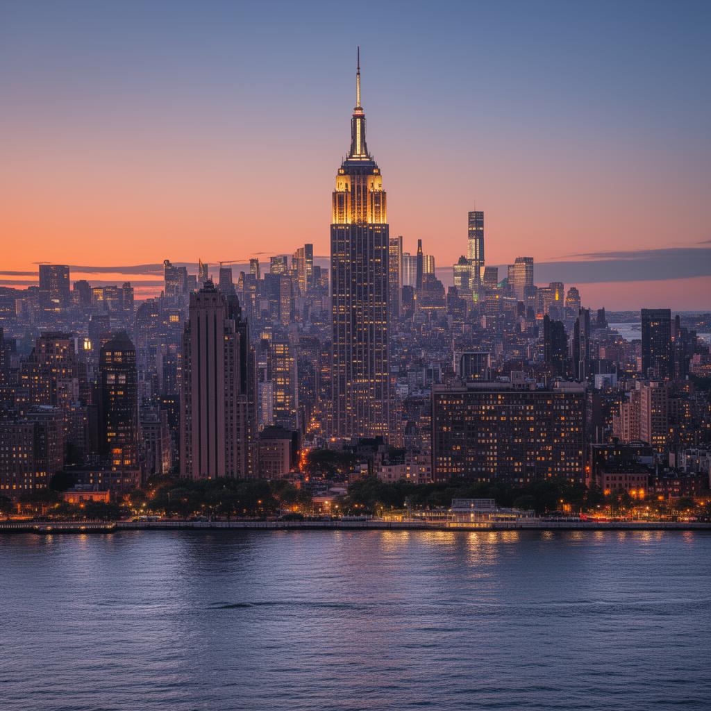 New York, USA corporate business district