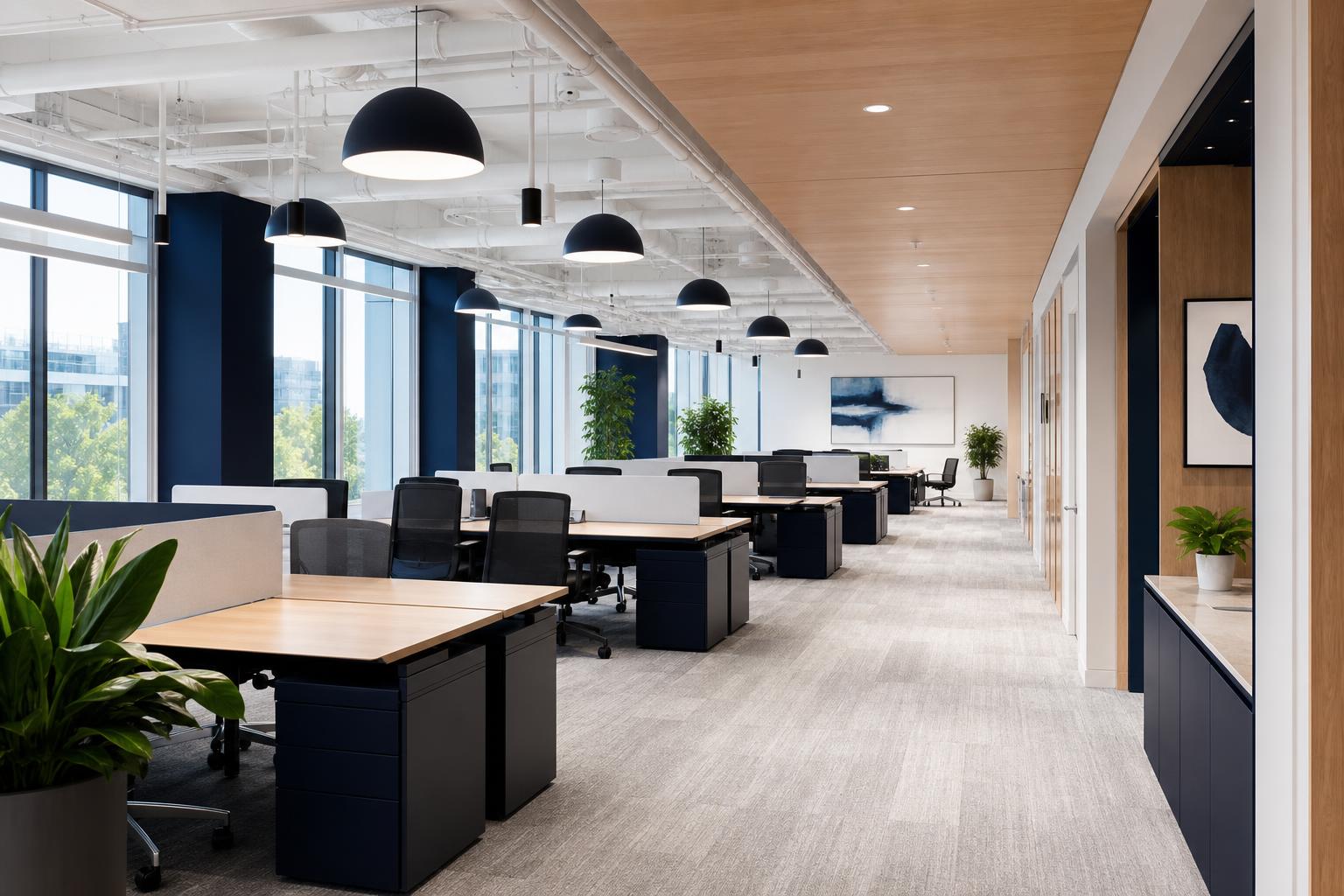 Modern corporate office where TSPE coordinators work